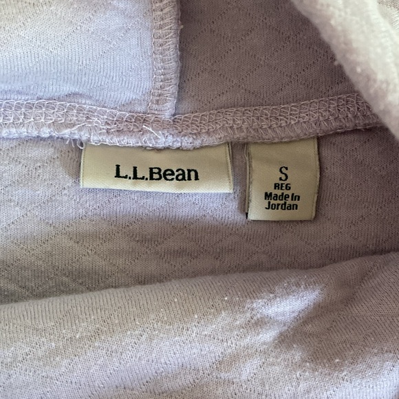 L.L.Bean Women's SoftLight Quilted Top, Funnelneck Pullover - Picture 6 of 6
